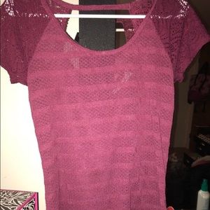 Maroon shirt